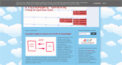 Desktop Screenshot of blog.supersaas.it